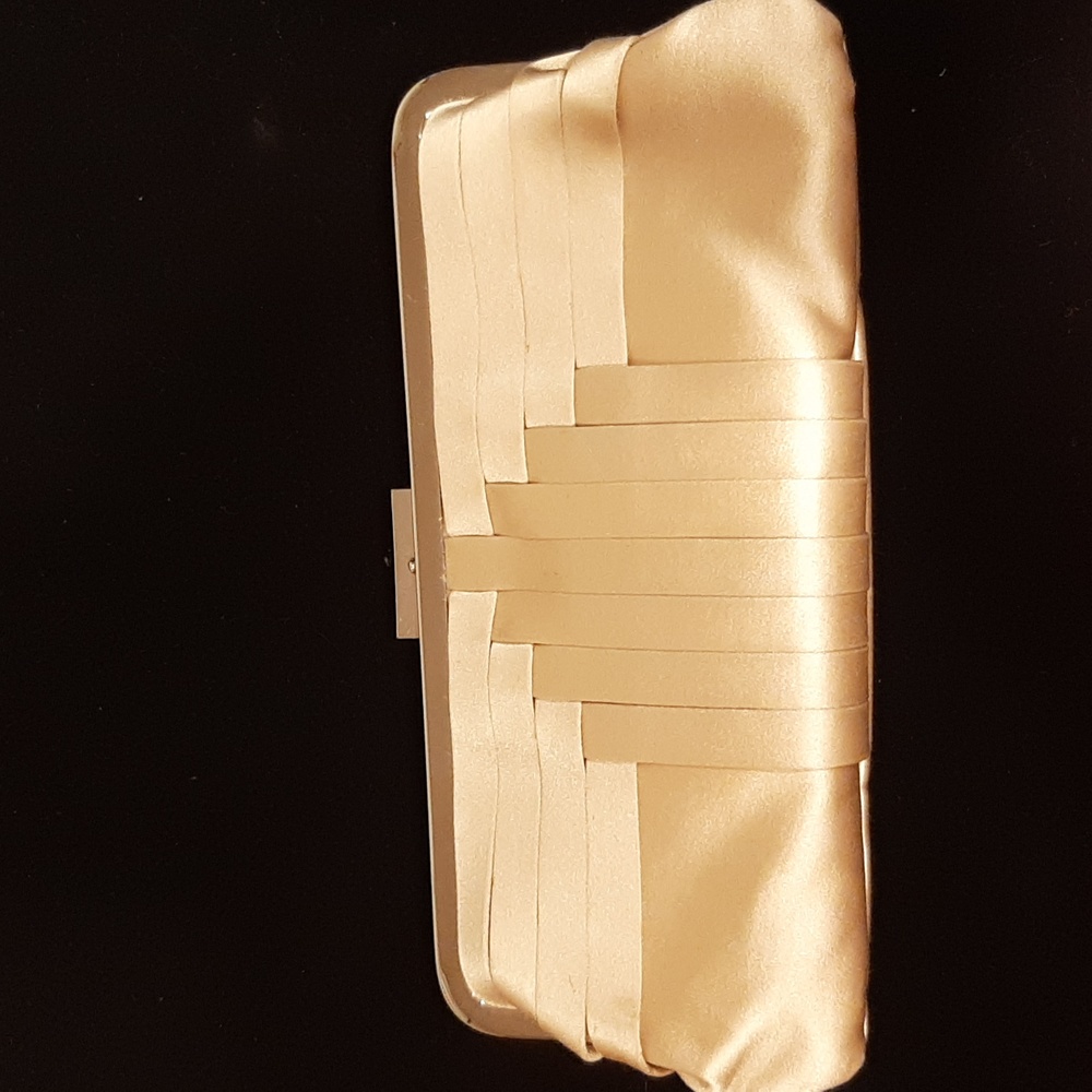 Beautiful BCBG Max Azria Satin Clutch with chain